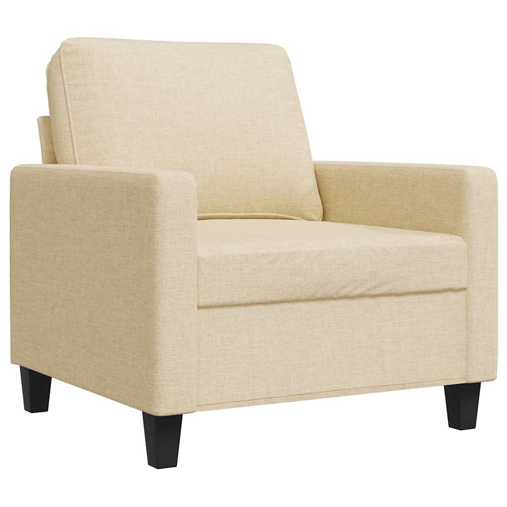 Fotelja krem 60 cm Tkanina