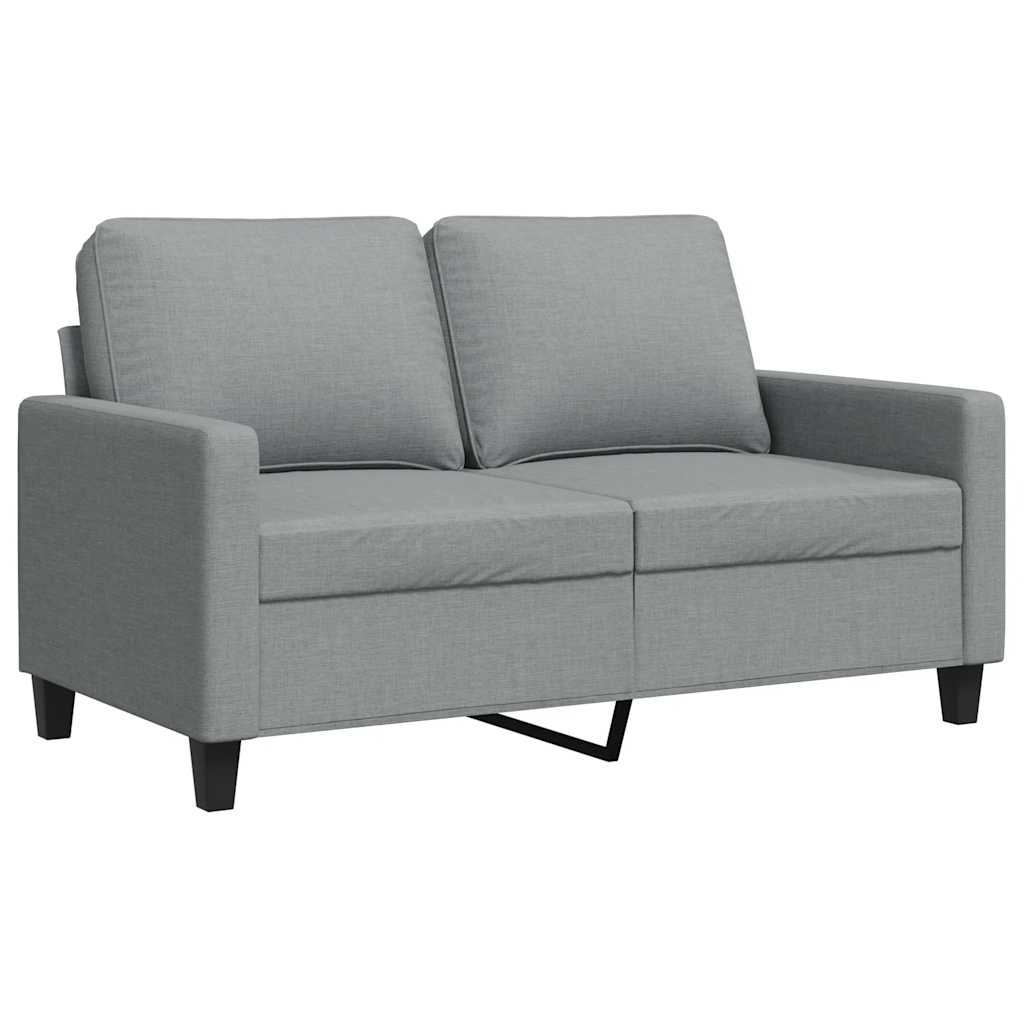 Dvosjed od tkanine svjetlosivi 120 cm