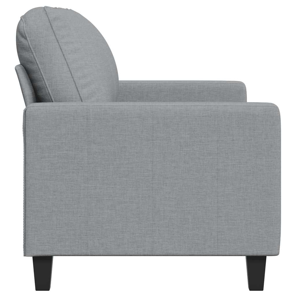 Dvosjed od tkanine svjetlosivi 120 cm