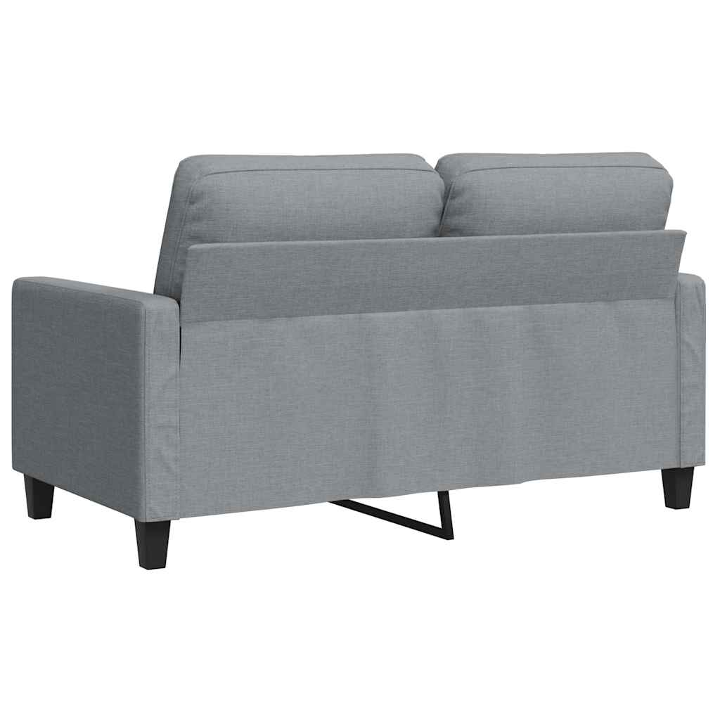 Dvosjed od tkanine svjetlosivi 120 cm