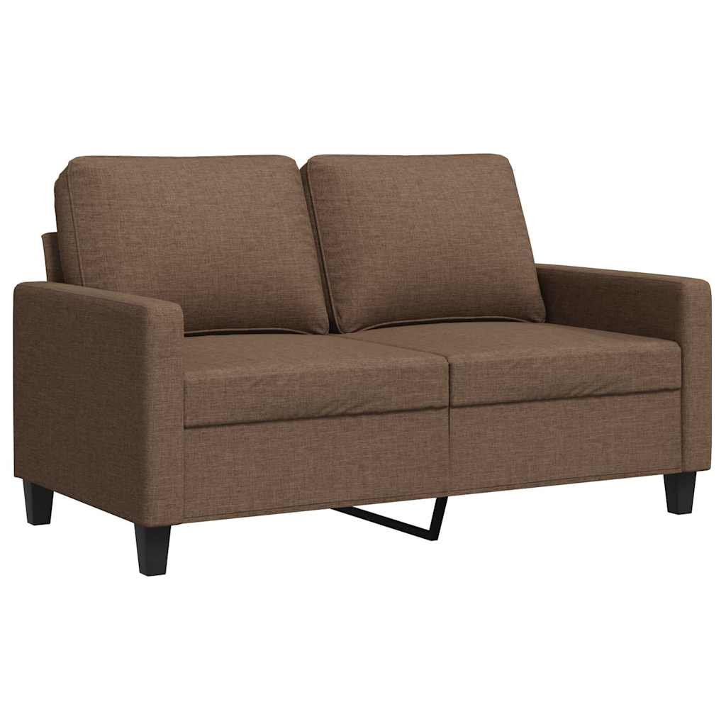 Dvosjed od tkanine smeđi 120 cm