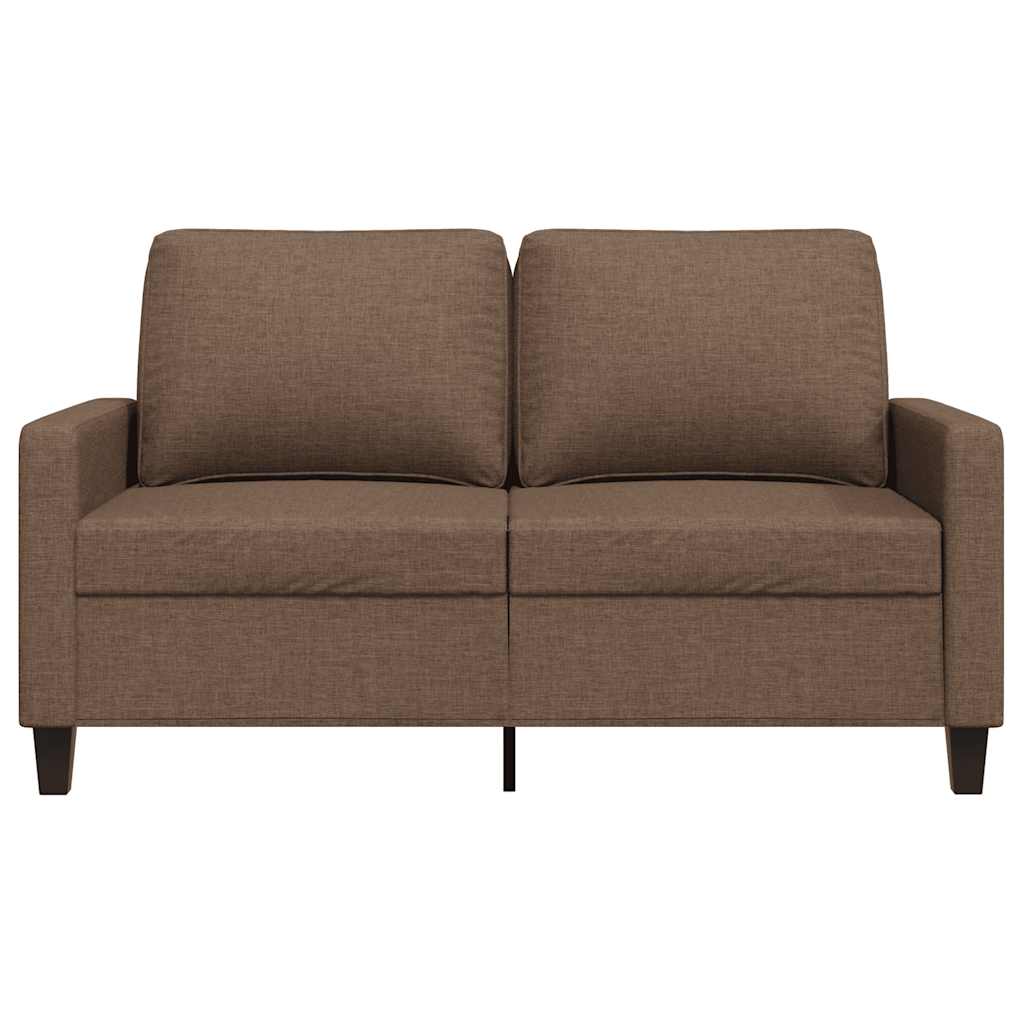 Dvosjed od tkanine smeđi 120 cm