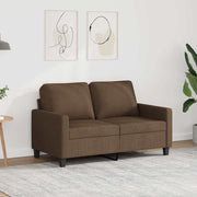 Dvosjed od tkanine smeđi 120 cm