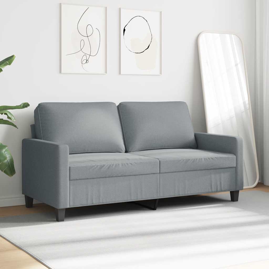 Dvosjed od tkanine svjetlosivi 140 cm