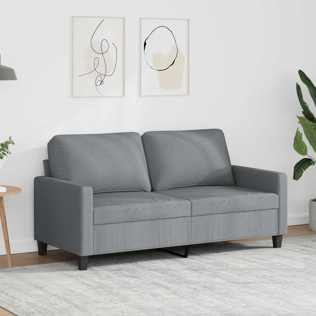 Dvosjed od tkanine svjetlosivi 140 cm