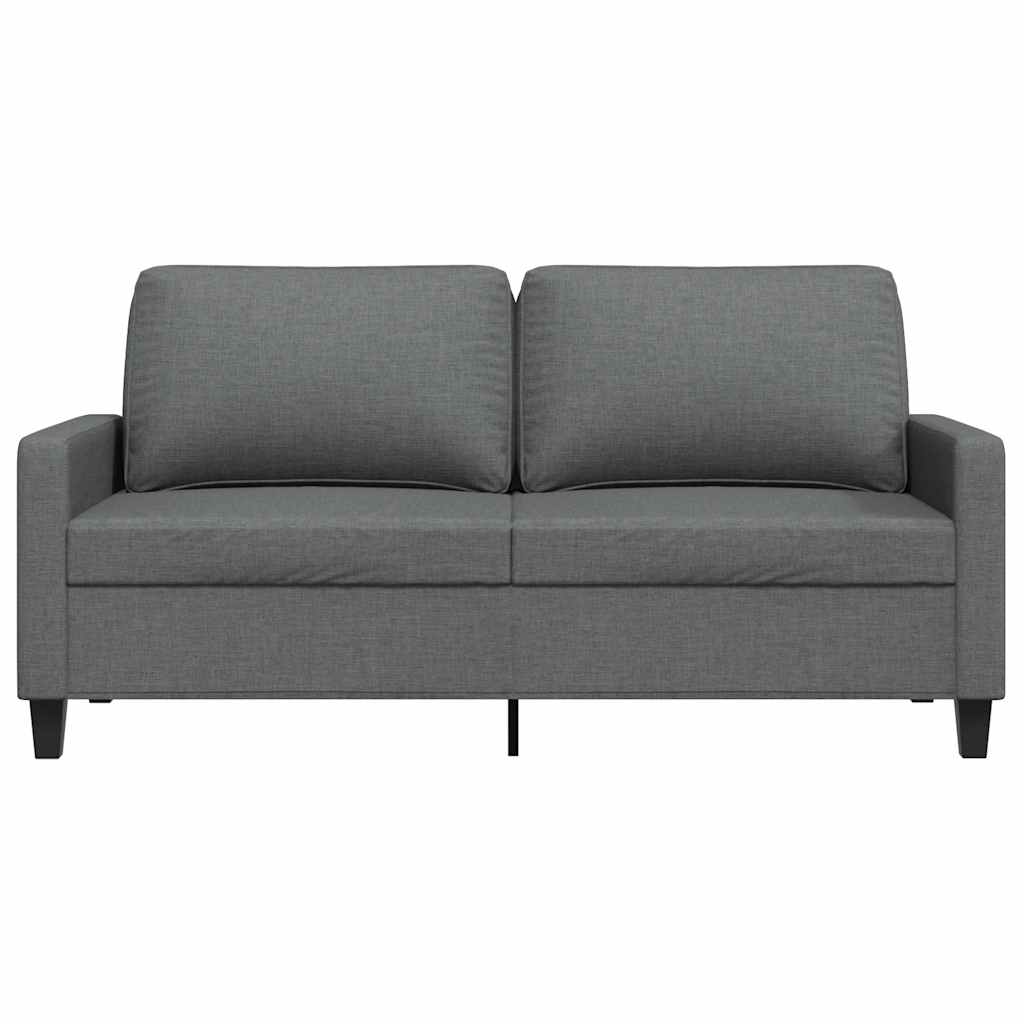 Dvosjed od tkanine tamnosivi 140 cm