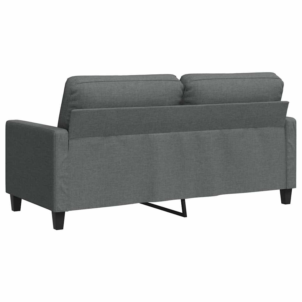 Dvosjed od tkanine tamnosivi 140 cm