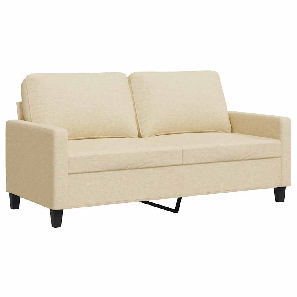 Dvosjed od tkanine krem 140 cm