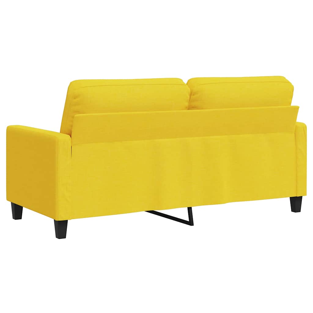 Dvosjed od tkanine svjetložuti 140 cm