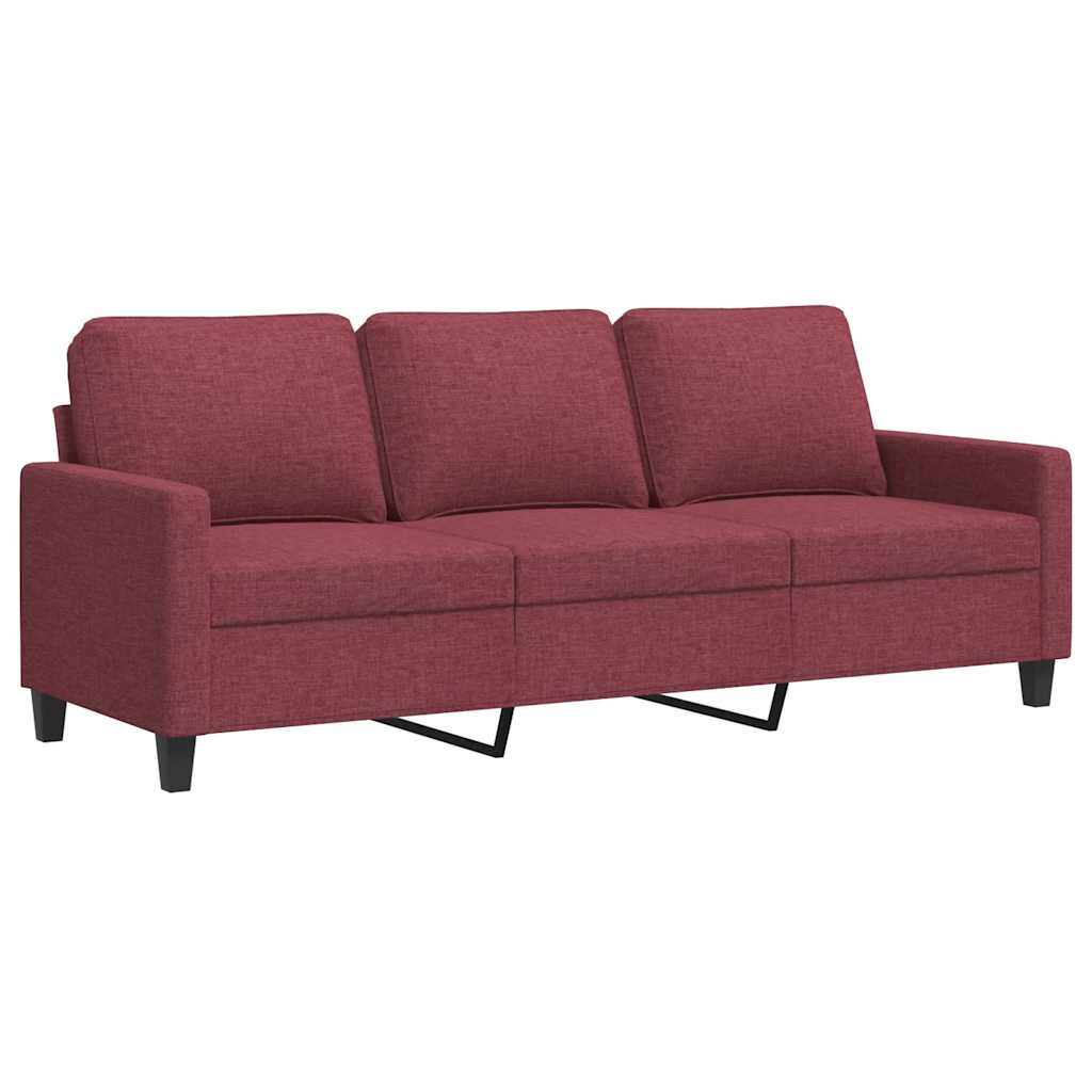 Trosjed od tkanine crvena boja vina 180 cm