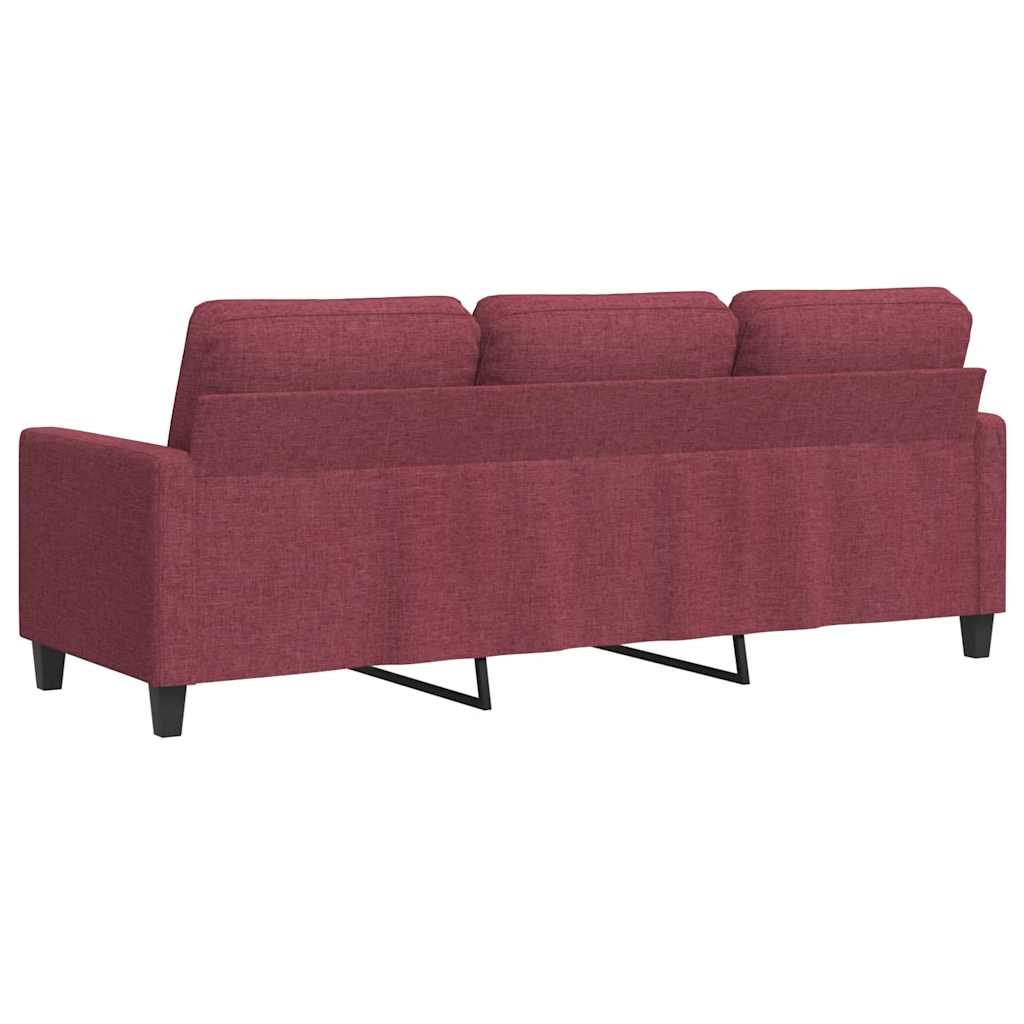 Trosjed od tkanine crvena boja vina 180 cm