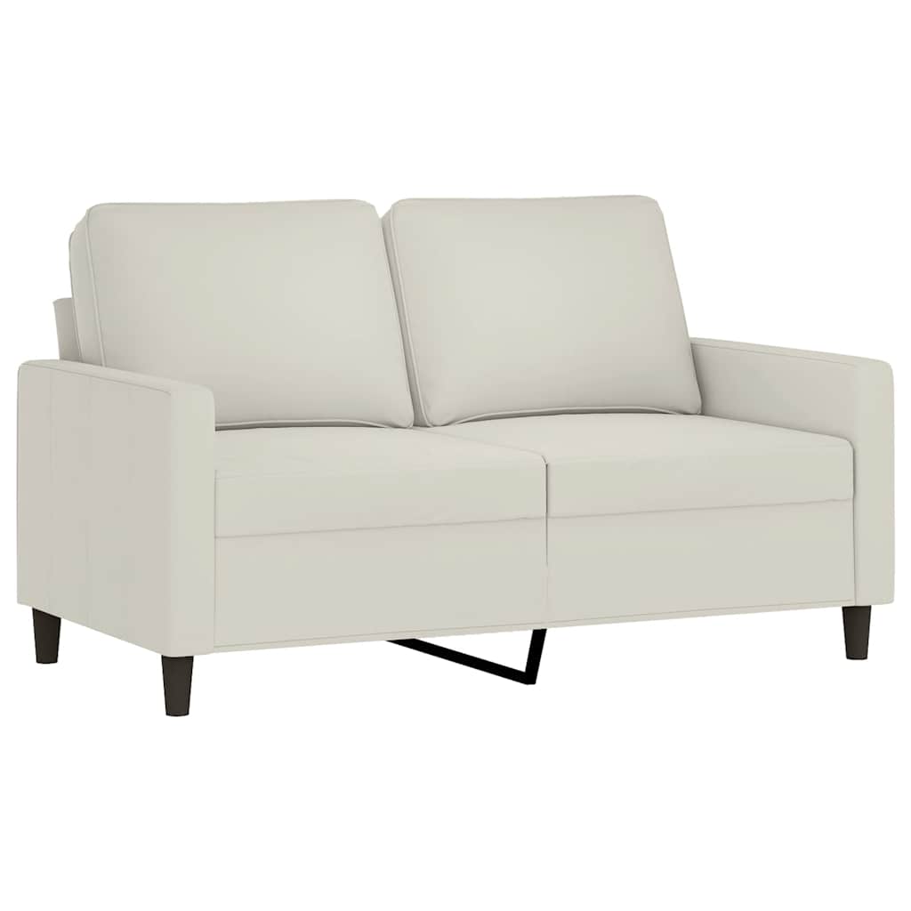Dvosjed krem 120 cm baršunasti