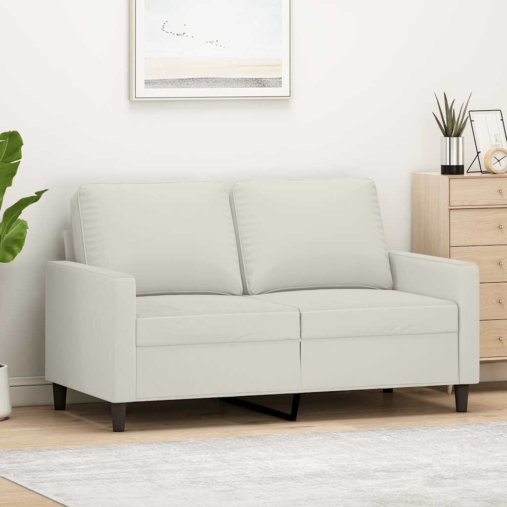 Dvosjed krem 120 cm baršunasti