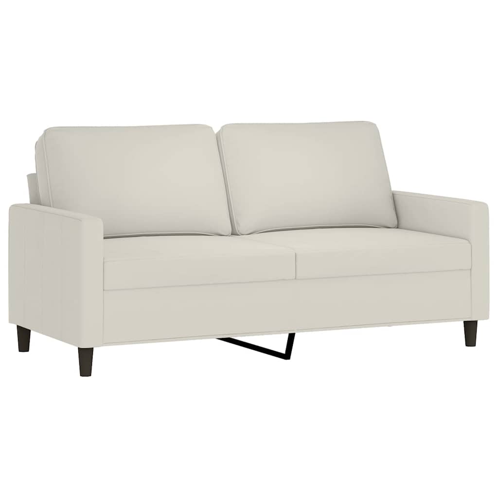 Dvosjed krem 140 cm baršunasti