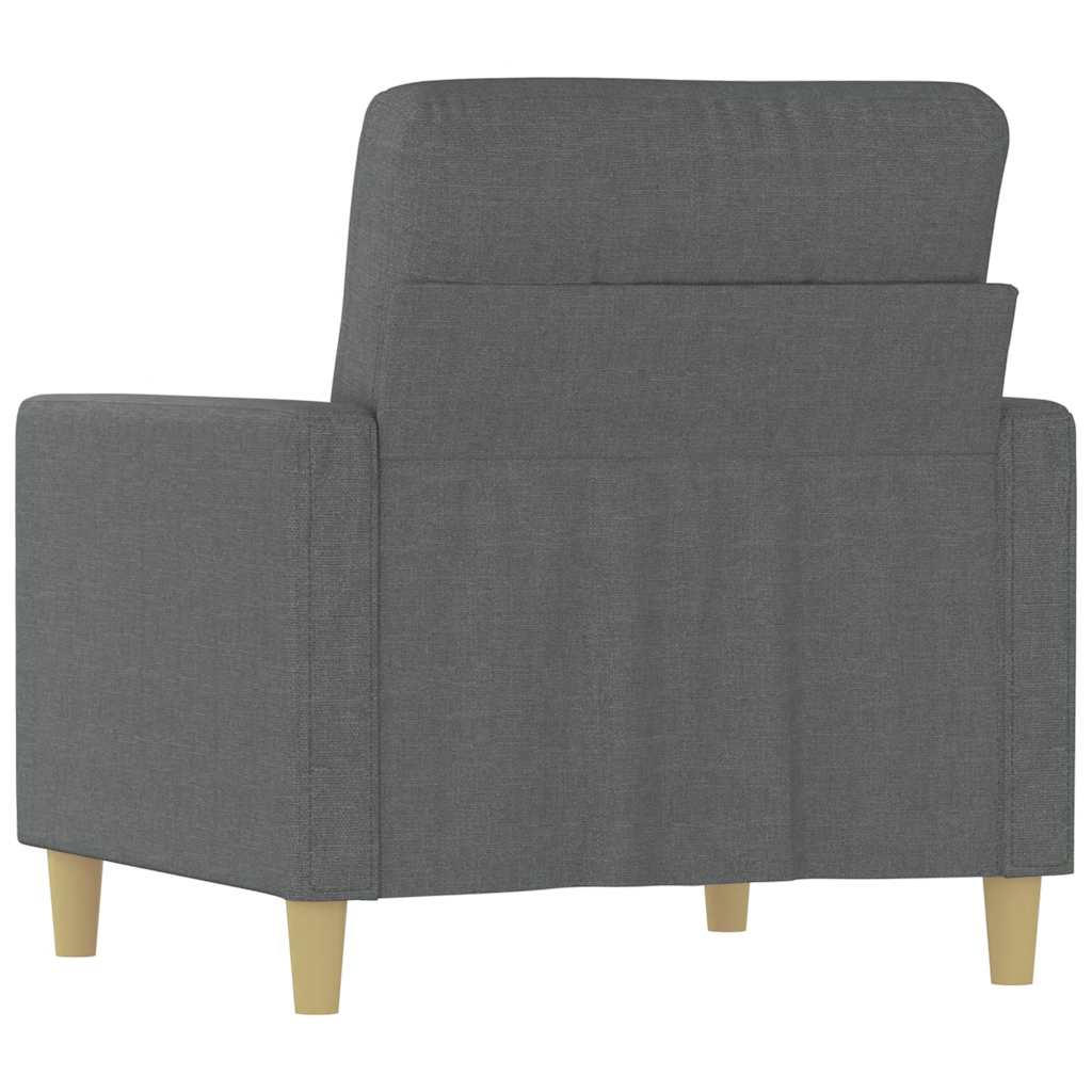 Fotelja tamnosiva 60 cm tkanina