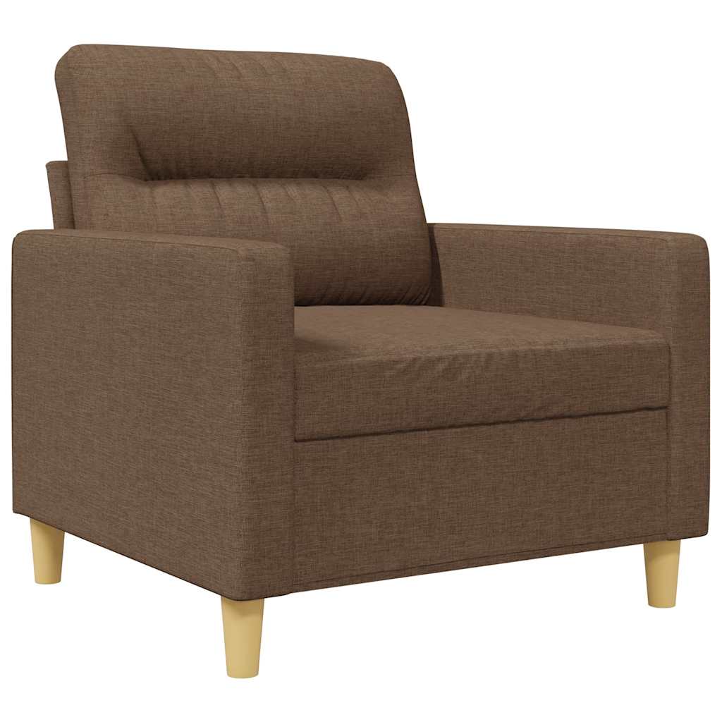 Fotelja smeđa 60 cm od tkanine