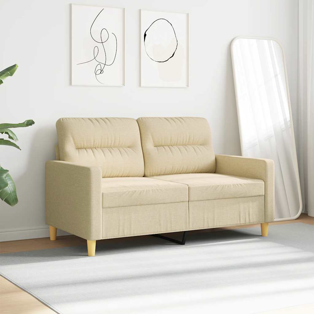 Dvosjed od tkanine krem 120 cm