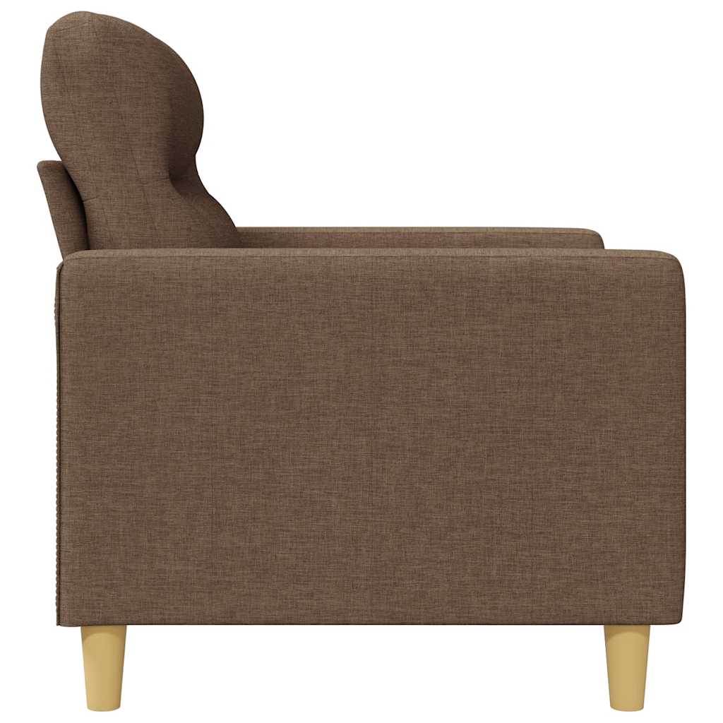 Dvosjed od tkanine smeđi 120 cm