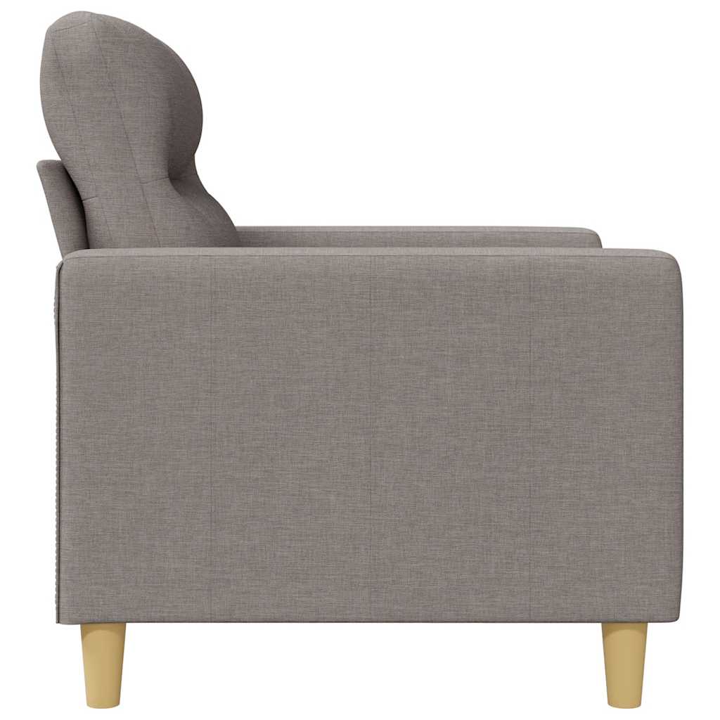 Dvosjed od tkanine smeđesivi 120 cm