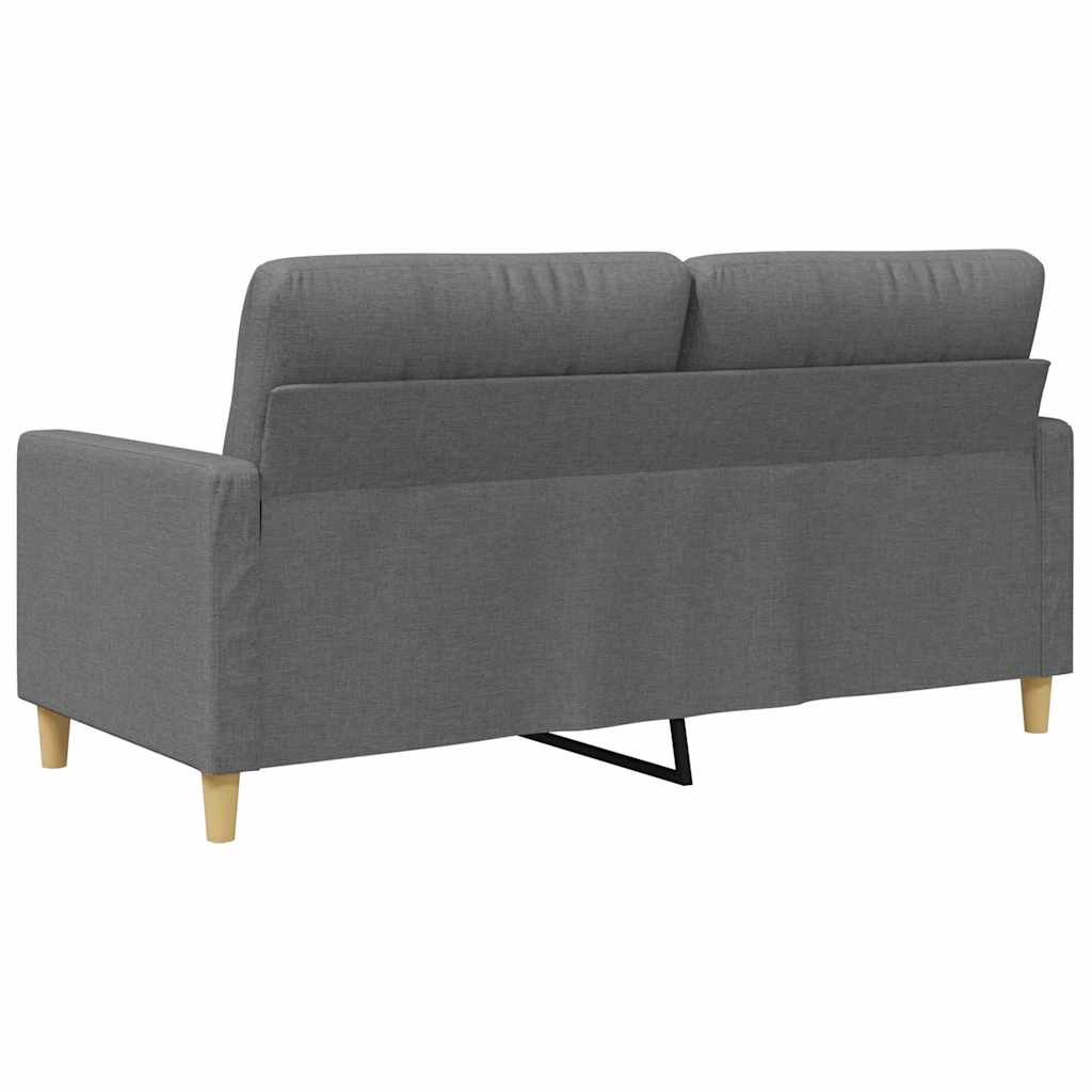 Dvosjed od tkanine tamnosivi 140 cm