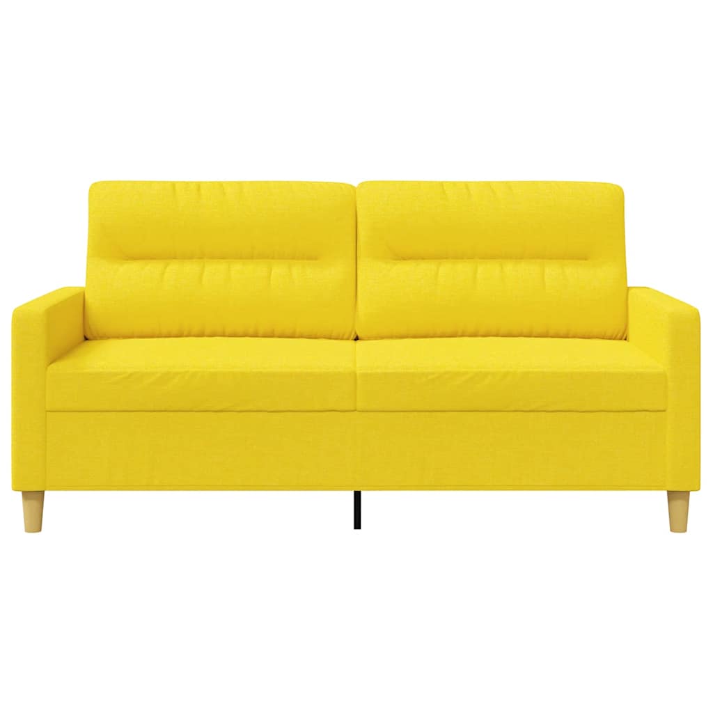 Dvosjed od tkanine svjetložuti 140 cm