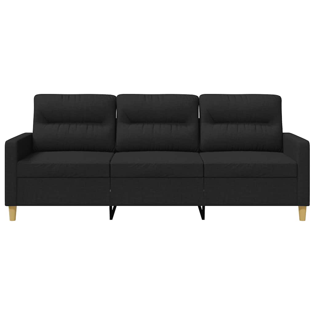 Trosjed od tkanine Crna 180 cm