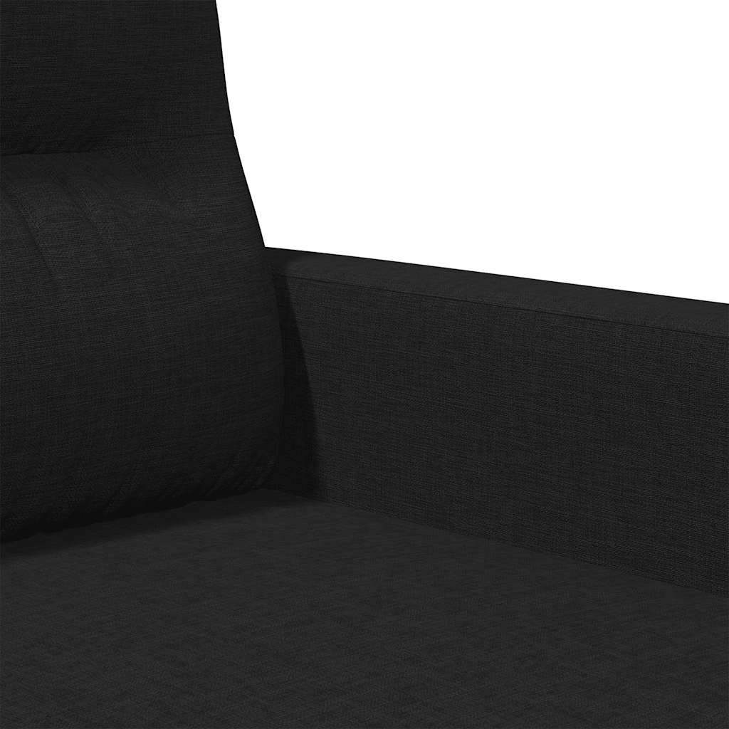 Trosjed od tkanine Crna 180 cm
