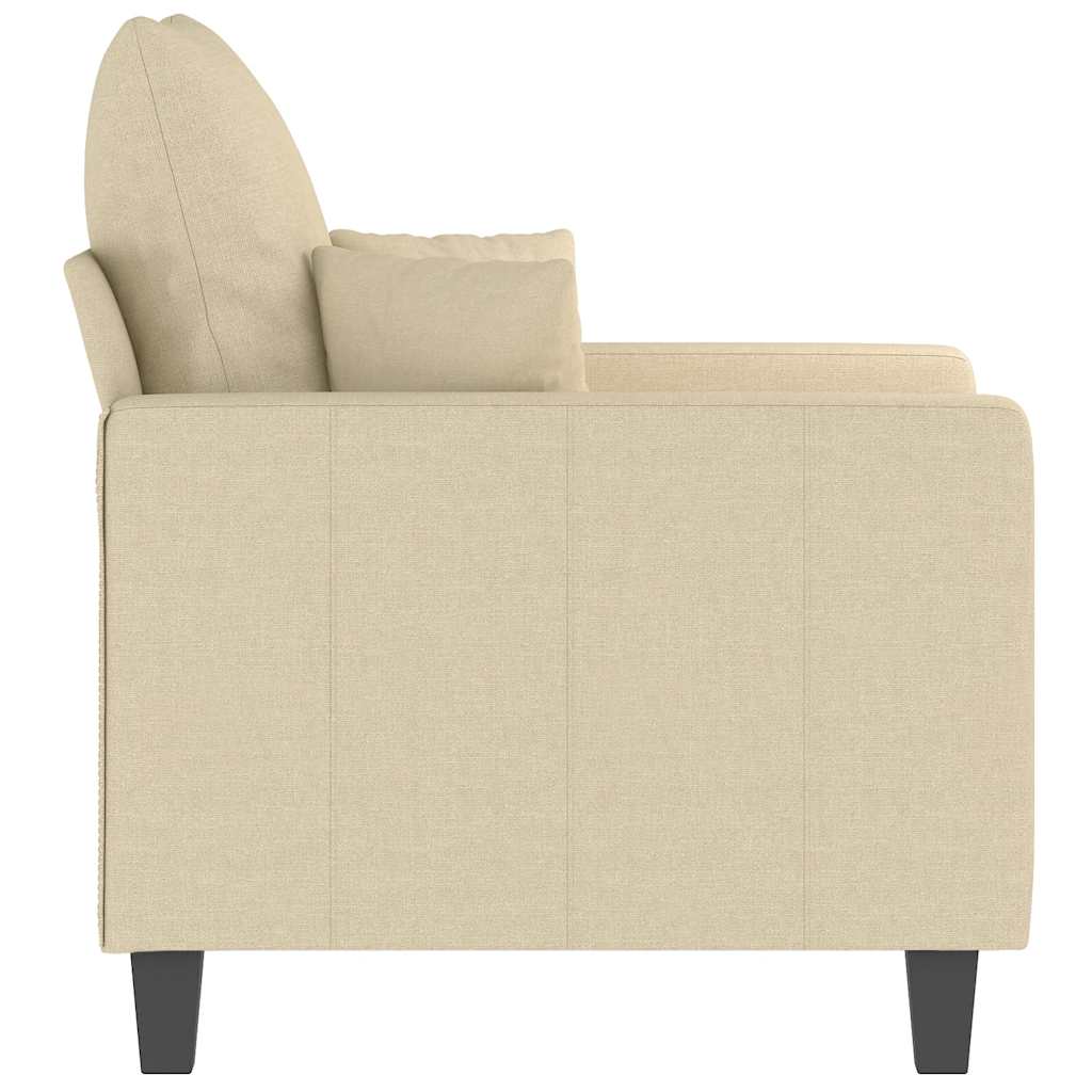 Fotelja krem 60 cm Tkanina