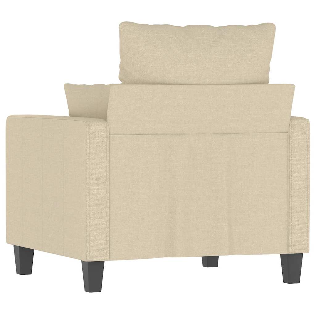 Fotelja krem 60 cm Tkanina
