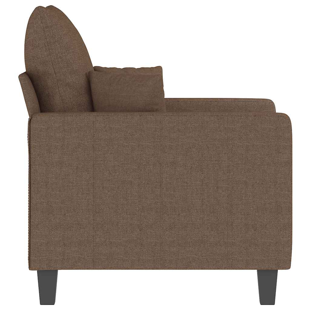 Fotelja smeđa 60 cm od tkanine