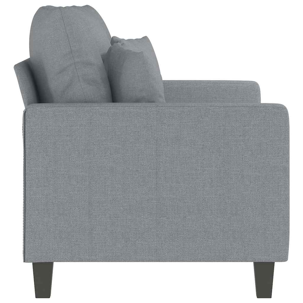 Dvosjed od tkanine svjetlosivi 120 cm