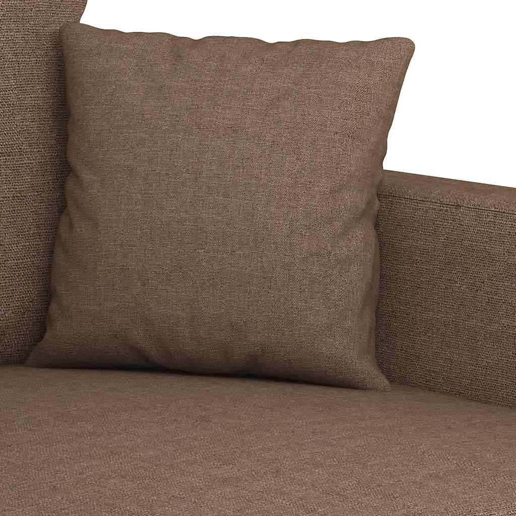 Dvosjed od tkanine smeđi 120 cm