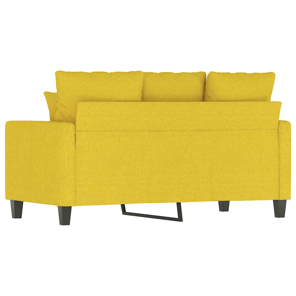 Dvosjed od tkanine svjetložuti 120 cm