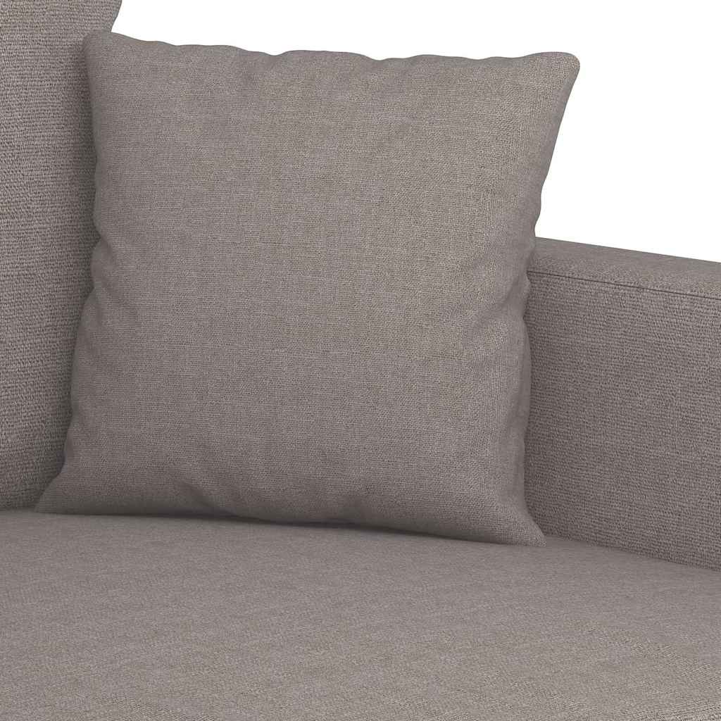 Dvosjed od tkanine smeđesivi 120 cm