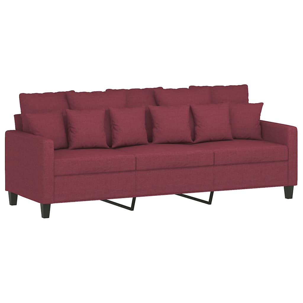 Trosjed od tkanine crvena boja vina 180 cm