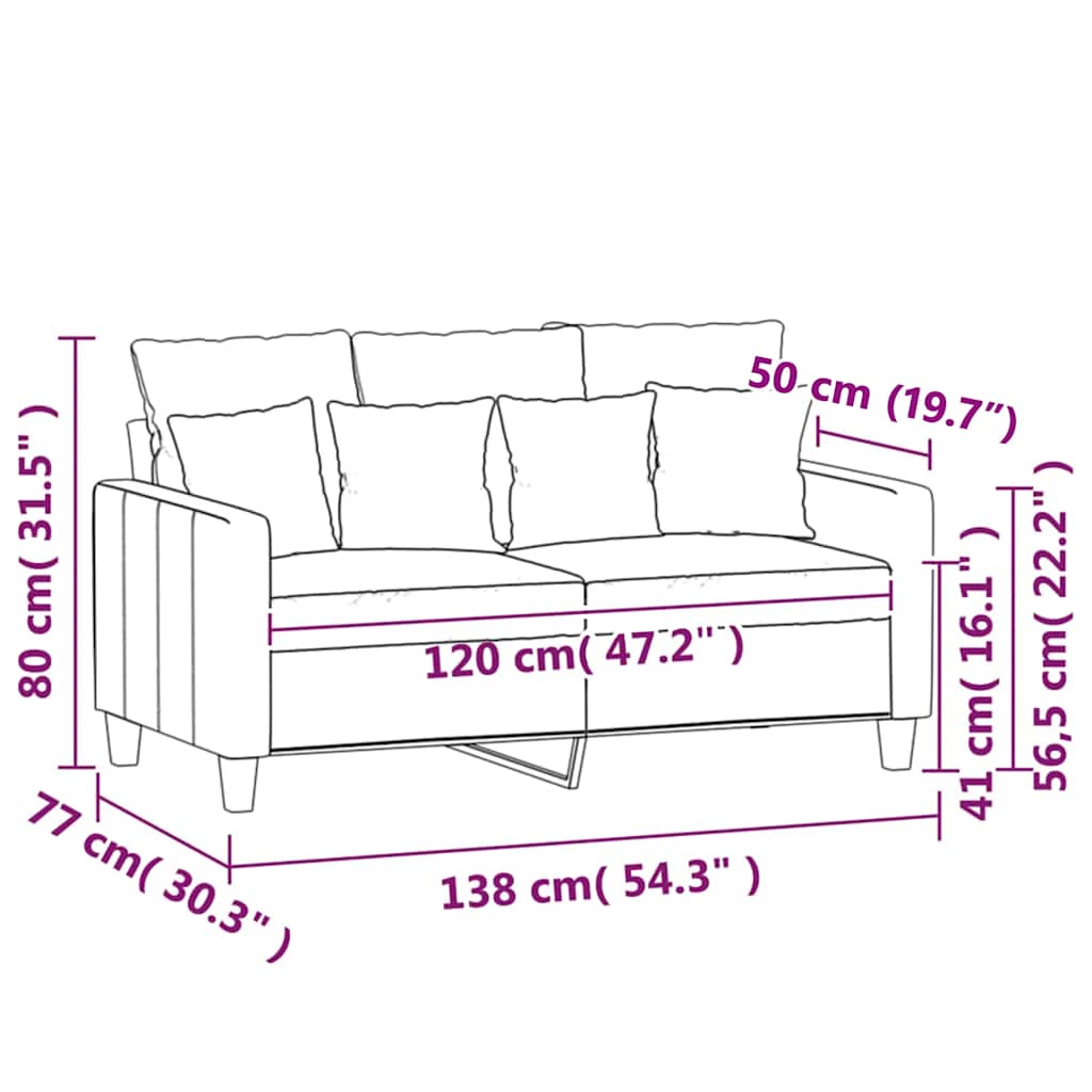 Dvosjed tamnozeleni 120 cm baršunasti
