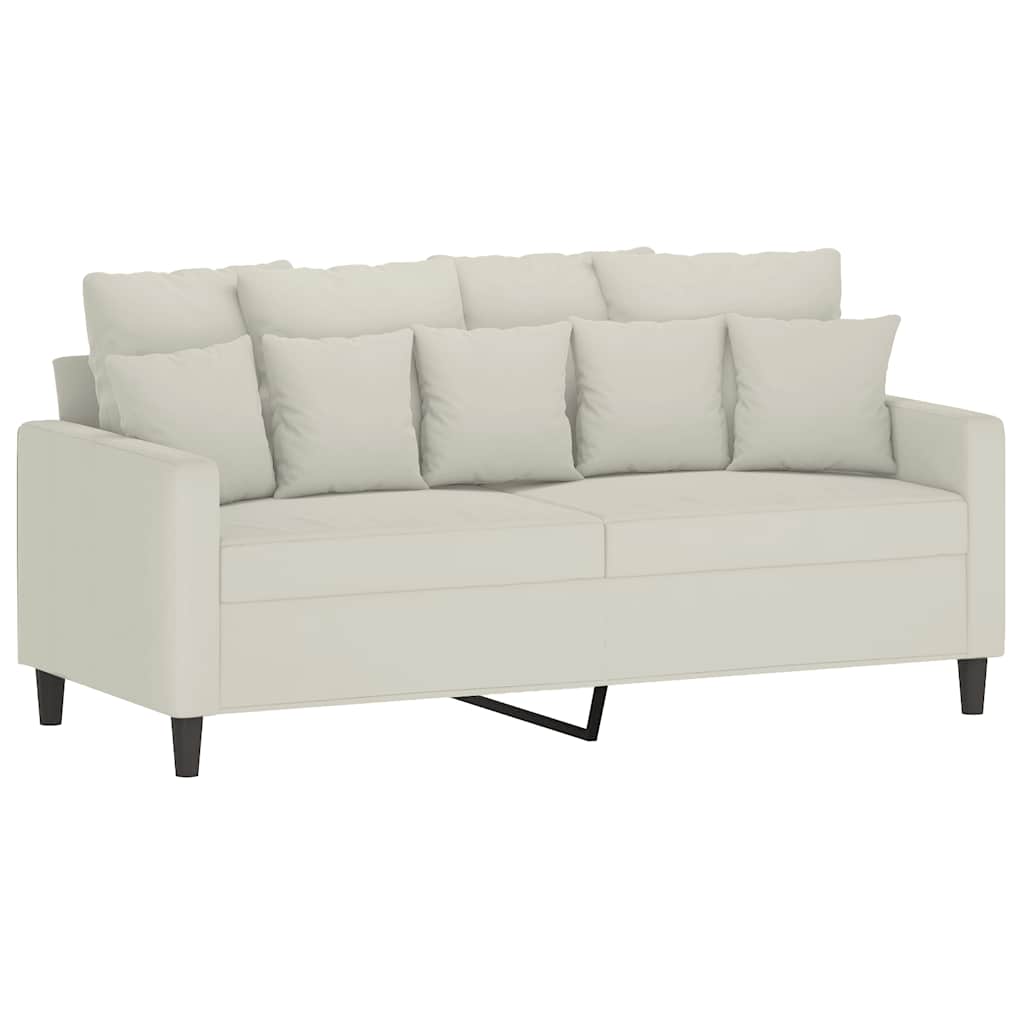 Dvosjed krem 140 cm baršunasti