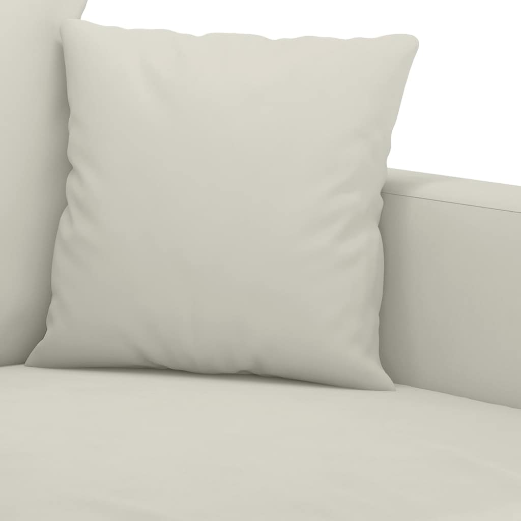 Dvosjed krem 140 cm baršunasti