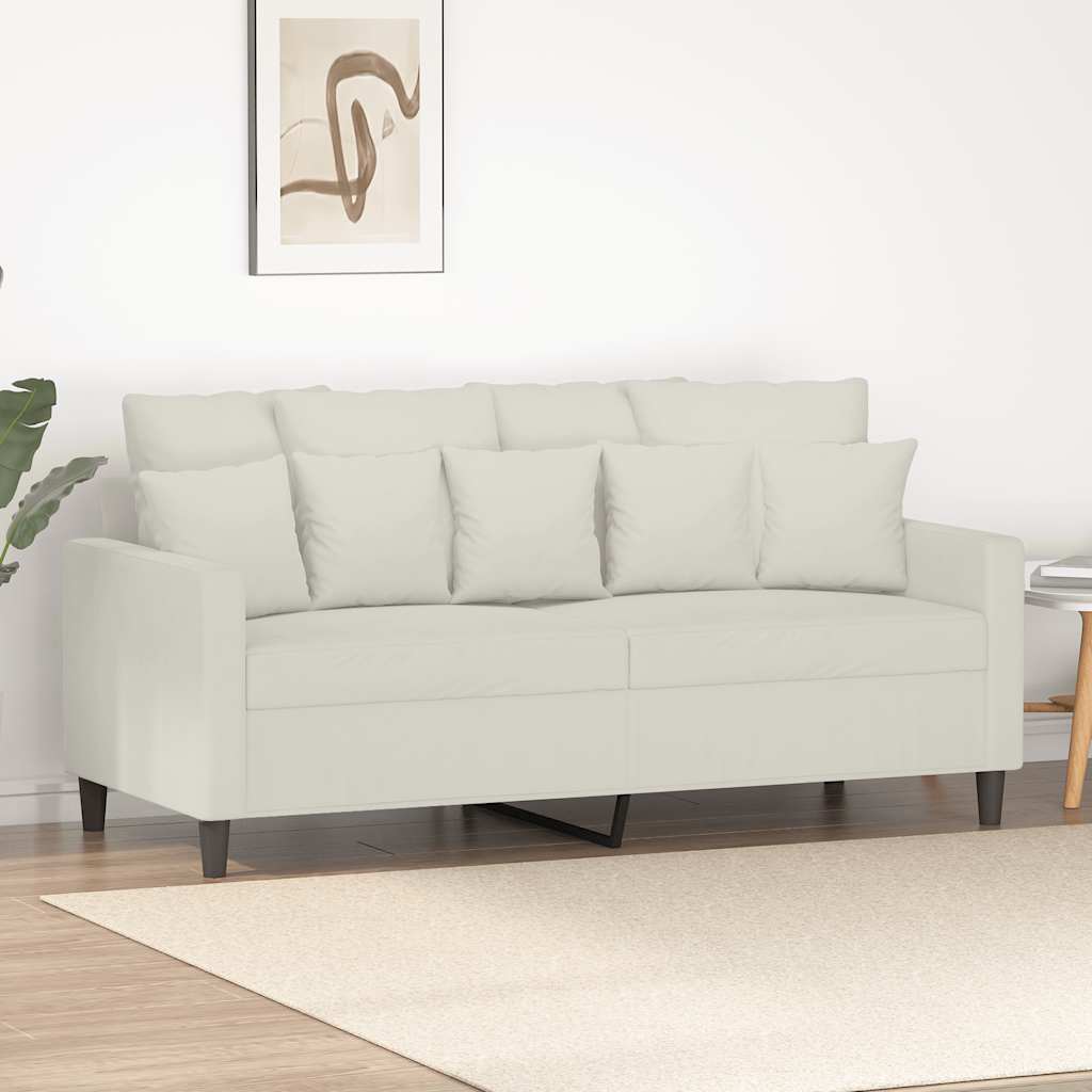 Dvosjed krem 140 cm baršunasti