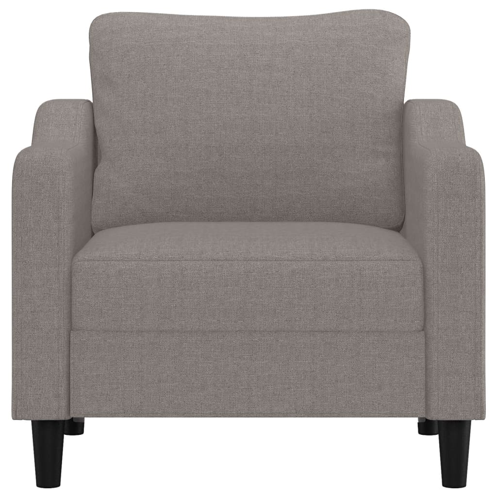 Fotelja smeđesiva 60 cm od tkanine