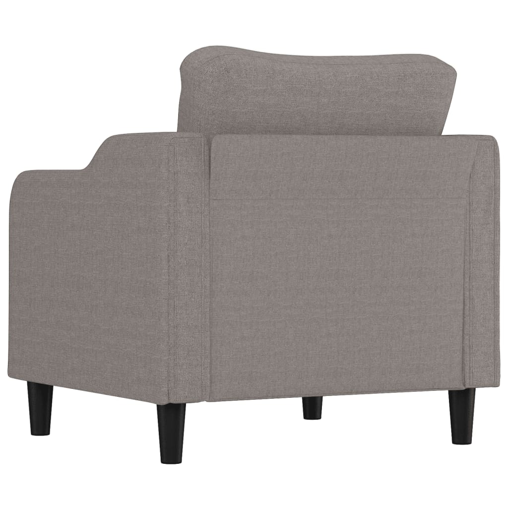 Fotelja smeđesiva 60 cm od tkanine
