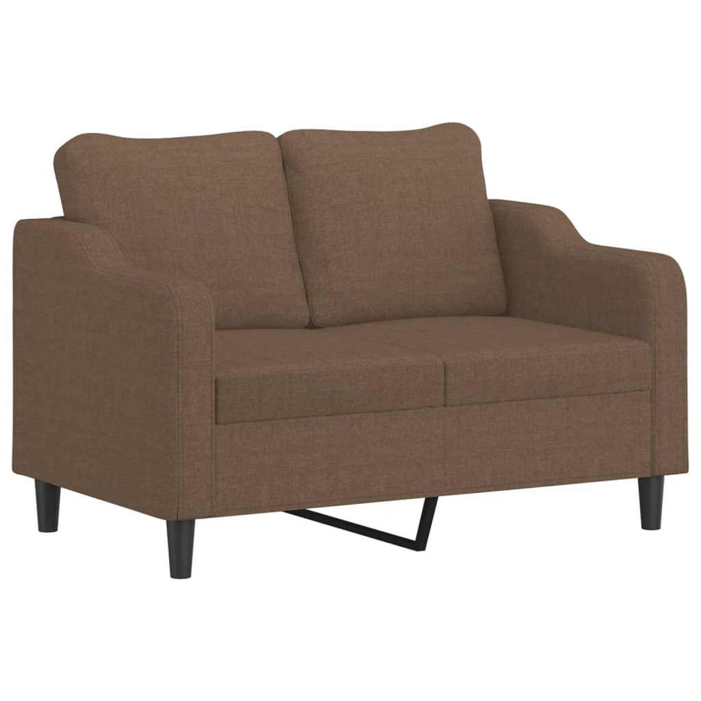 Dvosjed od tkanine smeđi 120 cm
