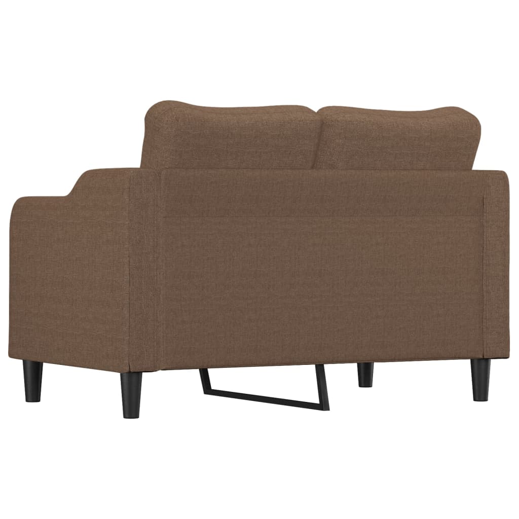 Dvosjed od tkanine smeđi 120 cm