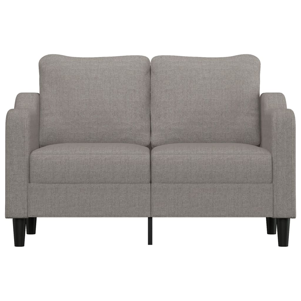 Dvosjed od tkanine smeđesivi 120 cm