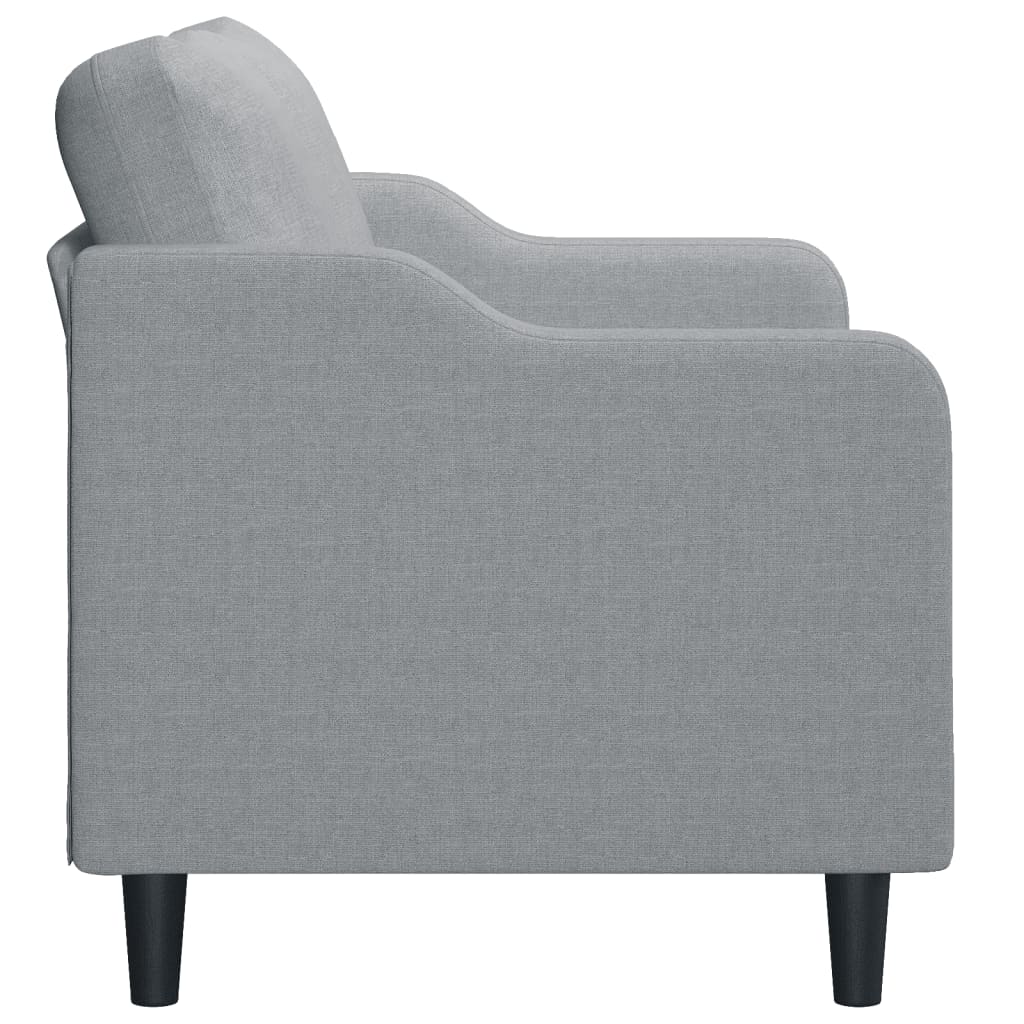 Dvosjed od tkanine svjetlosivi 140 cm