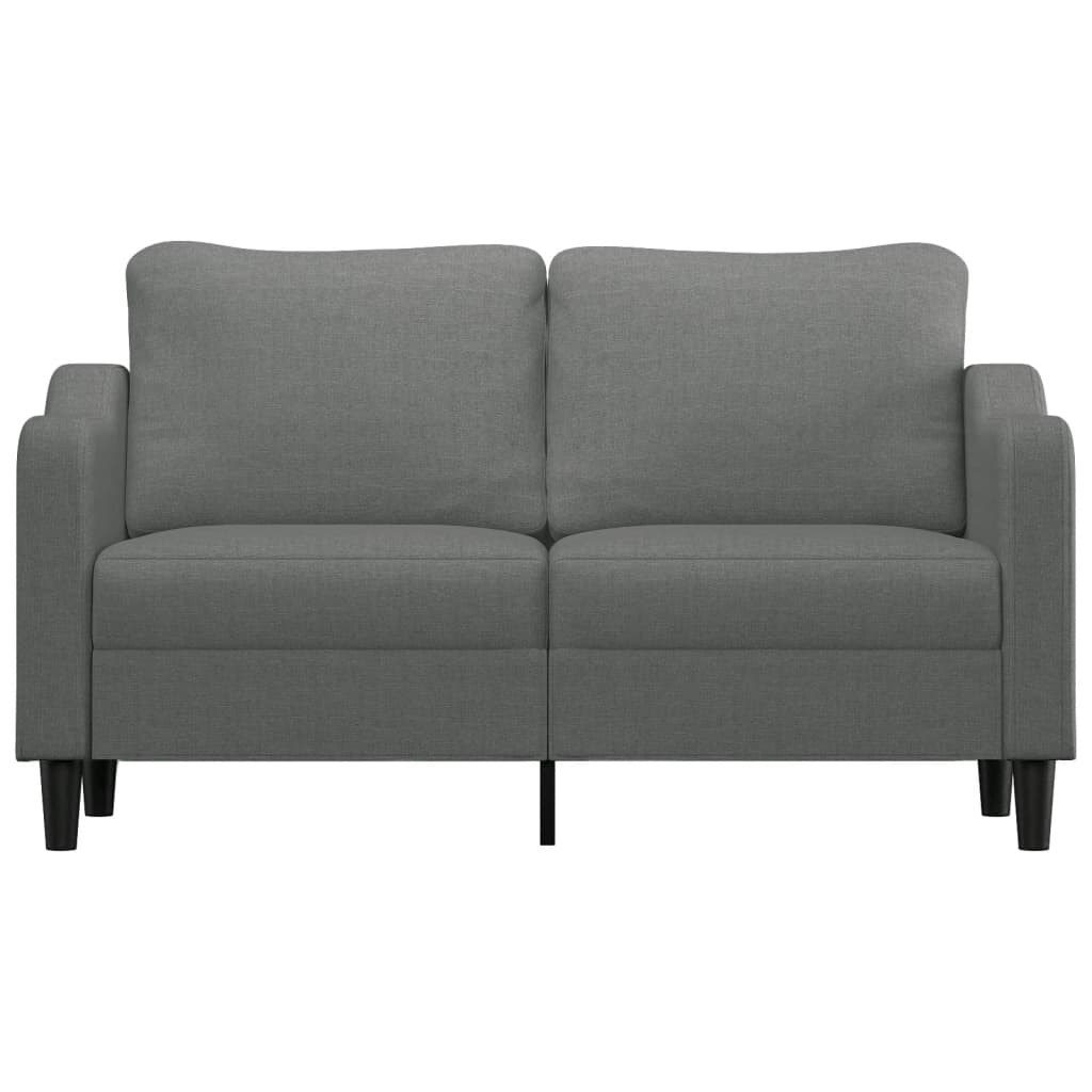 Dvosjed od tkanine tamnosivi 140 cm