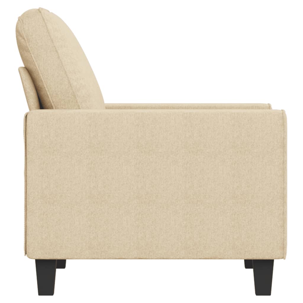 Fotelja krem 60 cm Tkanina