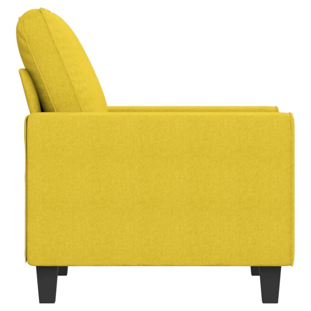 Fotelja Svjetložuta 60 cm od tkanine