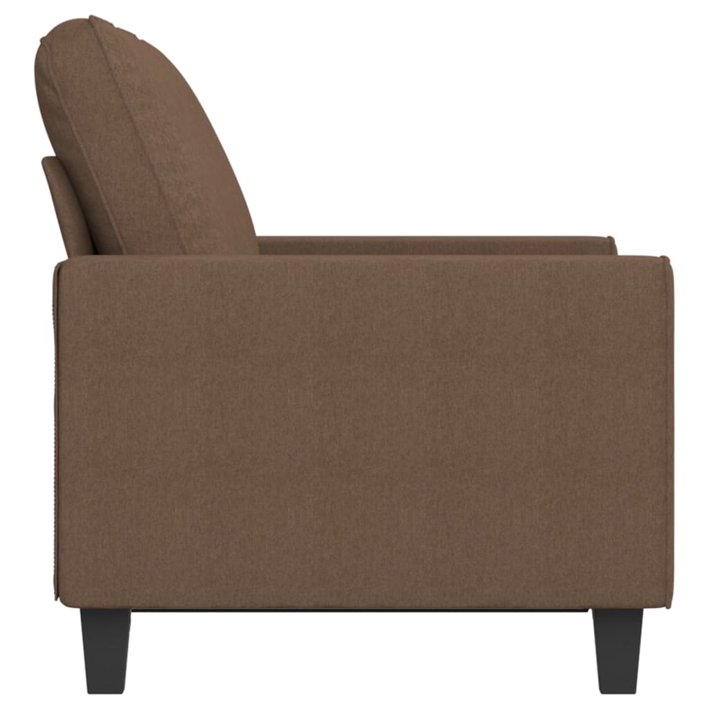 Dvosjed od tkanine smeđi 120 cm