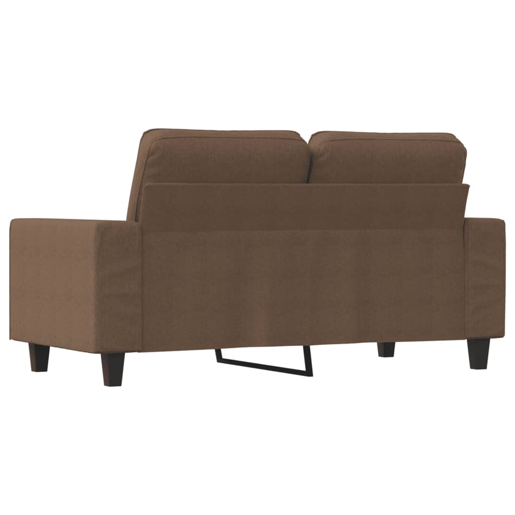 Dvosjed od tkanine smeđi 120 cm